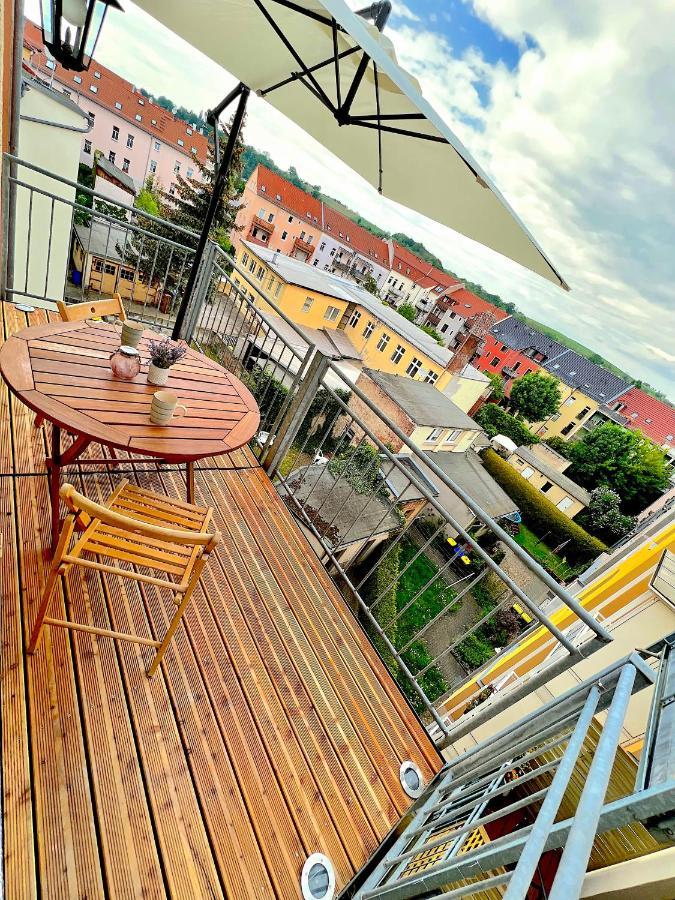 Elbling Apartment Mit Terrasse - Netflix - Parkplatz - Weinbergblick Meißen Εξωτερικό φωτογραφία